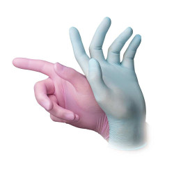 AMPri Vyšetřovací Rukavice Nitril STYLE Pepppermint/Rose S 60ks