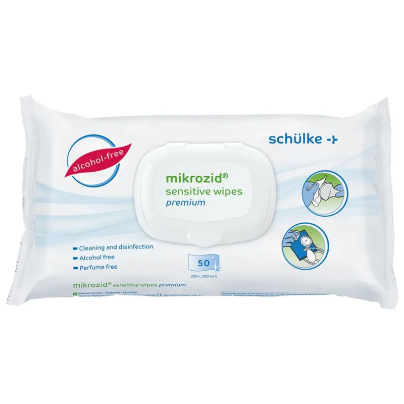 schülke Mikrozid® Sensitive Wipes Premium 50ks