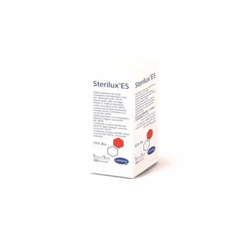 HARTMANN Sterilux®ES Kompresní Gáza 13/8v 5x5cm 100ks