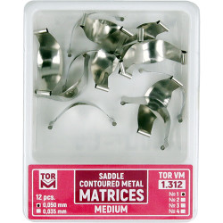 TOR VM Sedlové Tvarované Matrice No1 Medium 0,050mm 12ks