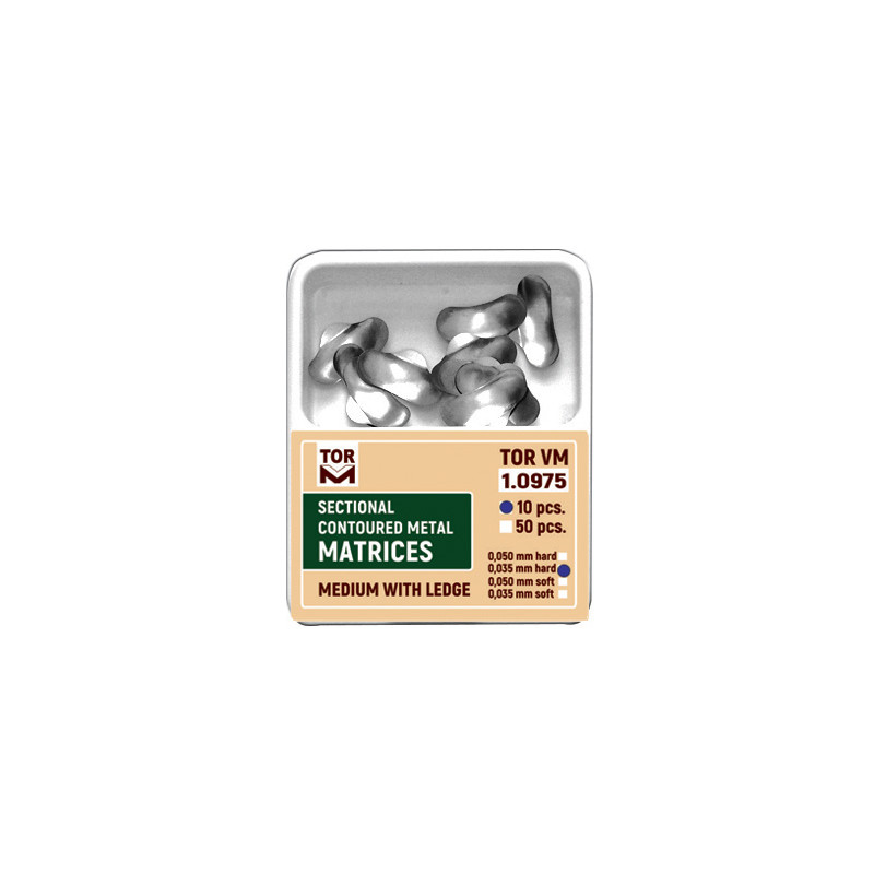 TOR VM Sekční Tvarované Matrice Medium Hard s Extenzí  0,050mm 50ks