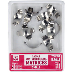 TOR VM Sedlové Tvarované Matrice No1 Small 0,035mm 12ks