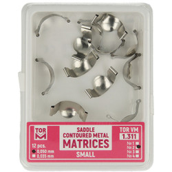 TOR VM Sedlové Tvarované Matrice No2 Small 0,050mm 12ks