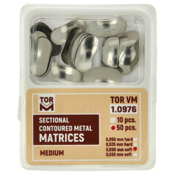 TOR VM Sekční Tvarované Matrice Medium Soft 0,050mm 50ks