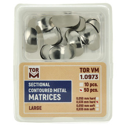 TOR VM Sekční Tvarované Matrice Large Soft 0,050mm 50ks