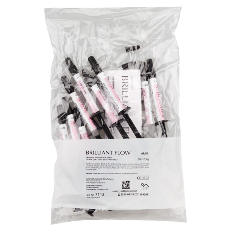 COLTENE Brilliant Flow stříkačka 2.3 g A3/D3 10ks