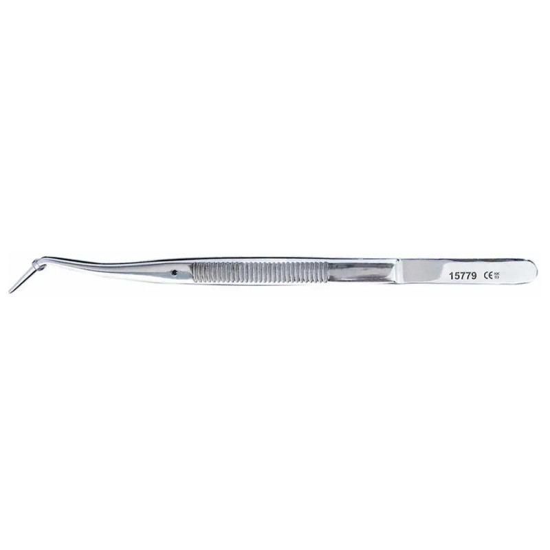 OMNIDENT Pinzeta Meriam Rýhovaná 15cm 1ks