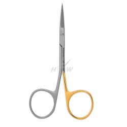 HLW Dental Nůžky Iris Zahnutá špička 11,5cm 1ks
