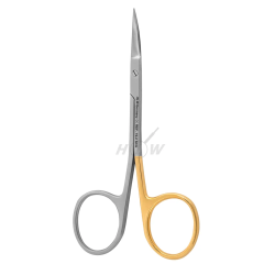 HLW Dental Nůžky Iris Zahnutá špička 11,5cm 1ks