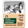 TOR VM Sekční Tvarované Matrice Medium Soft s Extenzí 0,035mm 50ks