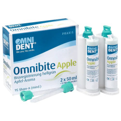 OMNIDENT Omnibite Apple  Shore-A 95 (12x Míchací Kanyla + 2x 50ml) 1bal