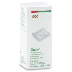 Lohmann & Rauscher Gazin® Kompresy z Gázy Nesterilní 5x5cm 100ks