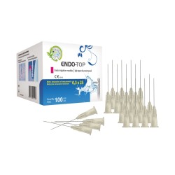 CERKAMED Endo-Top výplachové jehly 0,3x25 100ks
