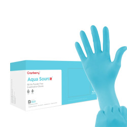 Cranberry Nitrilové Rukavice AQUA Source Tyrkysová M 200ks