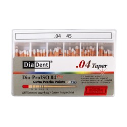 DiaDent Gutaperčové Čepy Dia-Pro ML.029 04Taper ISO45 60ks