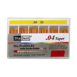 DiaDent Gutaperčové Čepy Dia-Pro ML.029 04Taper ISO50 60ks