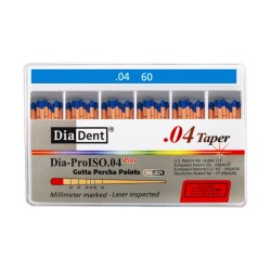 DiaDent Gutaperčové Čepy Dia-Pro ML.029 04Taper ISO60 60ks
