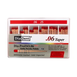 DiaDent Gutaperčové Čepy Dia-Pro ML.029 06Taper ISO25 60ks