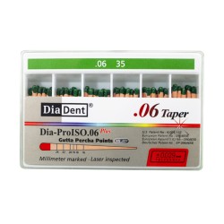 DiaDent Gutaperčové Čepy Dia-Pro ML.029 06Taper ISO35 60ks