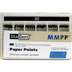 DiaDent Papírové Čepy MMPP 02Taper ISO40 200ks