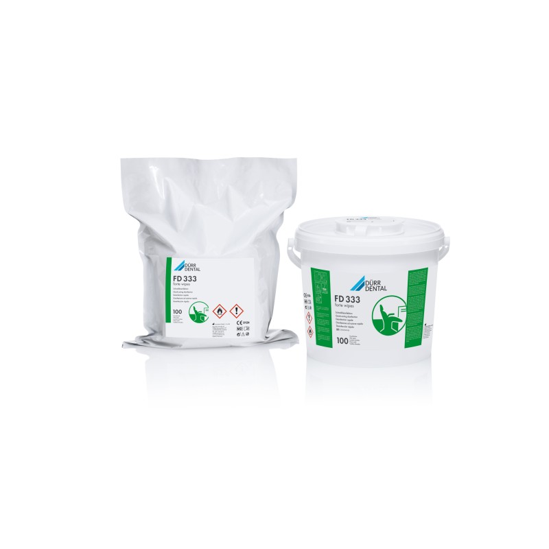 DÜRR DENTAL FD 333 forte wipes: Ubrousky 20 x 30 cm