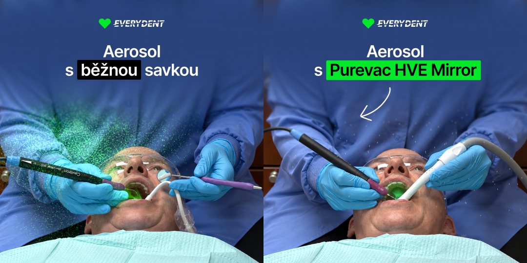 Dentsply Sirona Purevac HVE Mirror Tips Savky se Zrcátkem